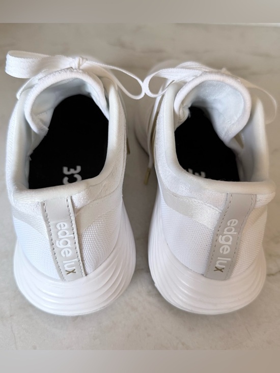 Adidas Edge Lux 3 White/Gold Mesh Running Shoes - Womens 11/ Excellent - Picture 5 of 9